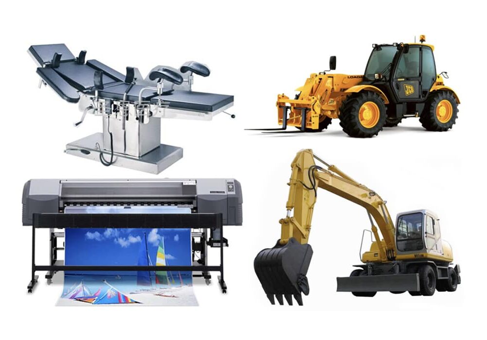 Medical equipment, construction machinery, industrial printer and excavator – equipment finance